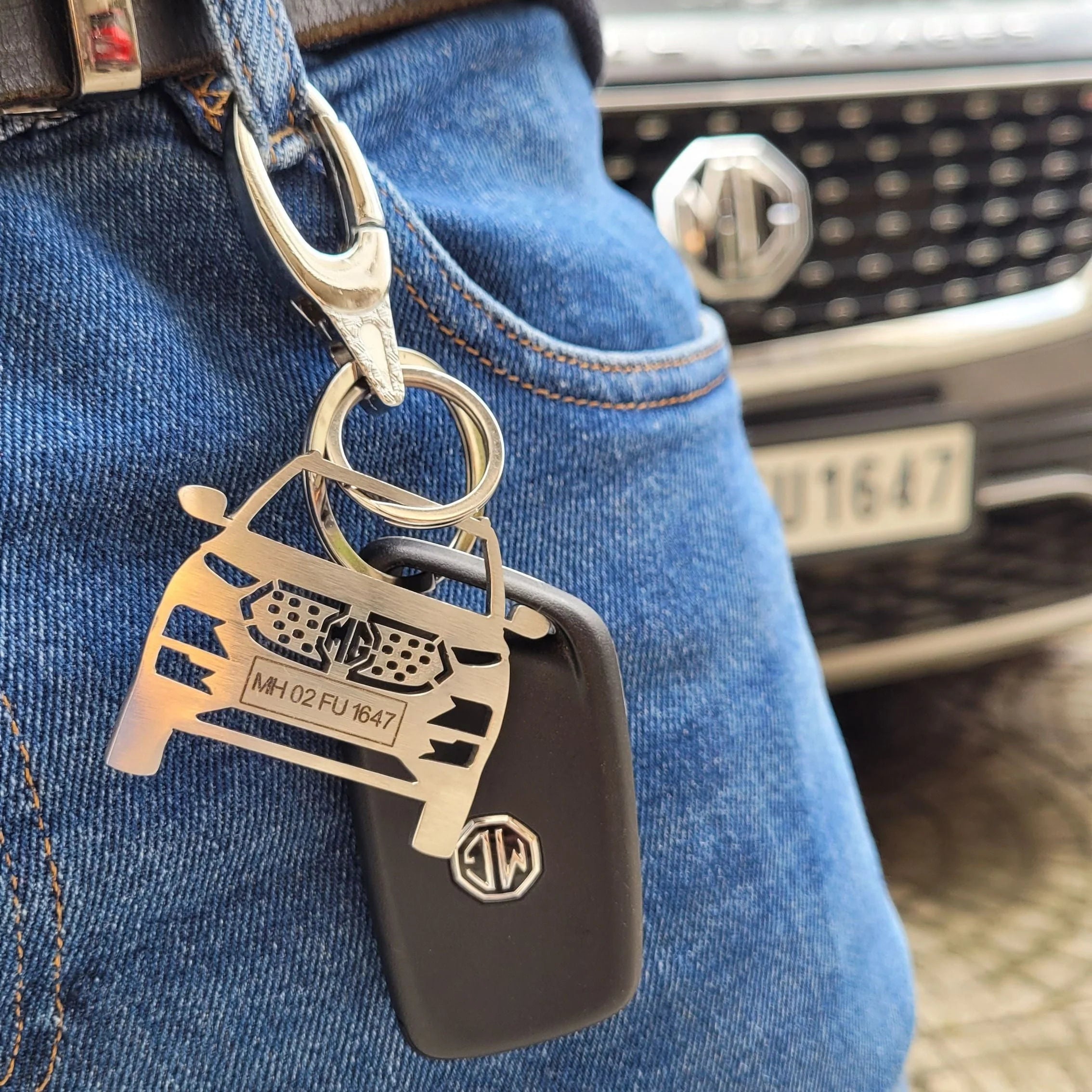 Personalized Car Keychain