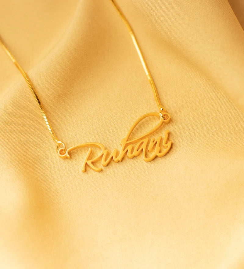 Classic Cocktail Name Necklace